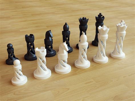 free 3d printing chess pieces