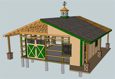 free 40x60 pole barn plans