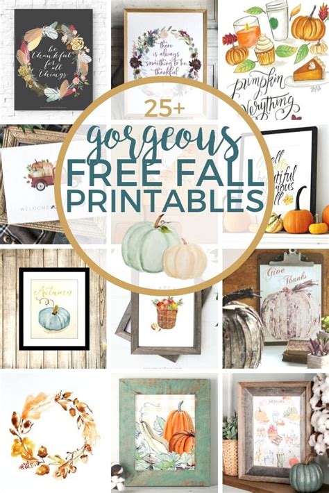Free 4X6 Fall Printables