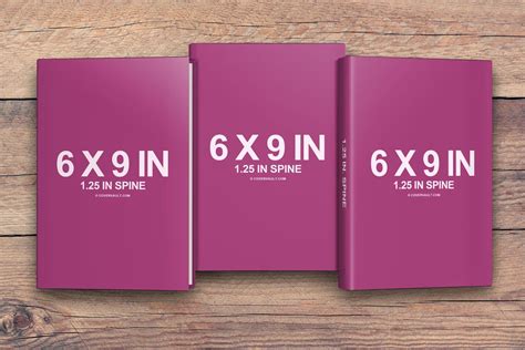 free 6 x 9 book cover template