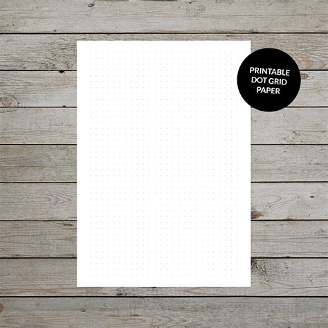 Free A5 Planner Dot Grid Paper Printable