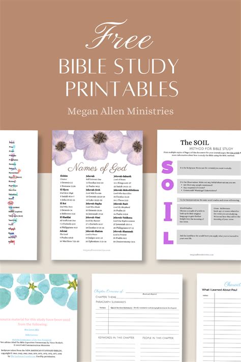 Free A5 Scripture Study Printables
