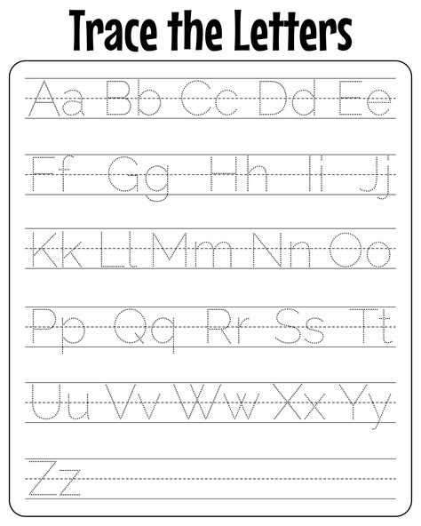 Free Abc Traceable Worksheet Printables