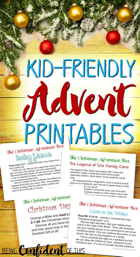 Free Advent Lessons For Elementary Students Printable
