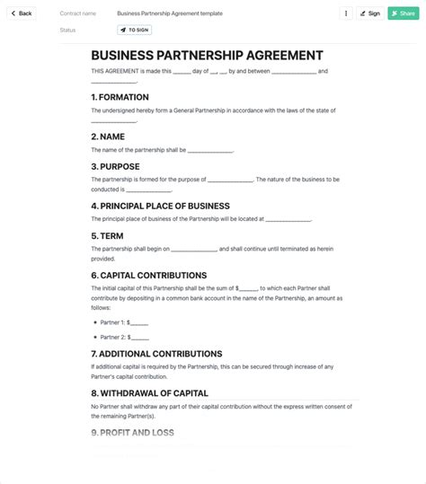 Free Agreement Template