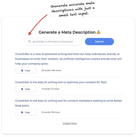 free ai assisted meta description generator