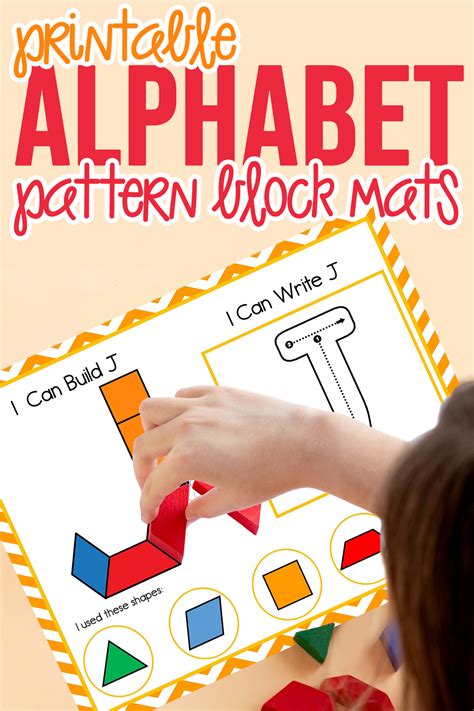 Free Alphabet Pattern Block Printables