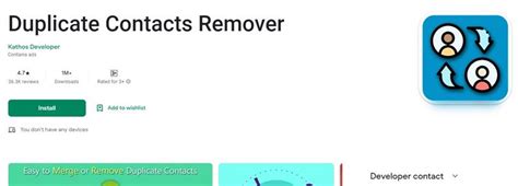 free app to delete duplicate contacts