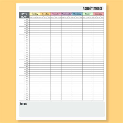 Free Appointment Printable Calendar