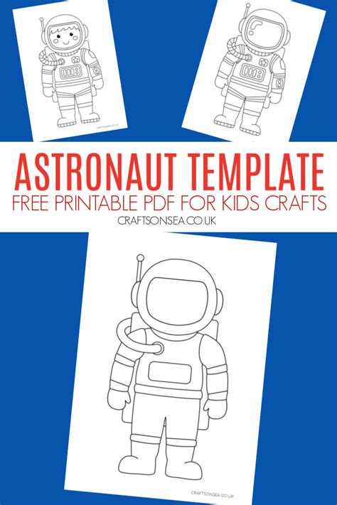 Free Astronaut Moon Printable Pattern