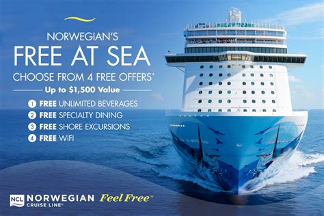 free at sea norwegian deal