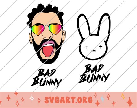 free bad bunny svg download