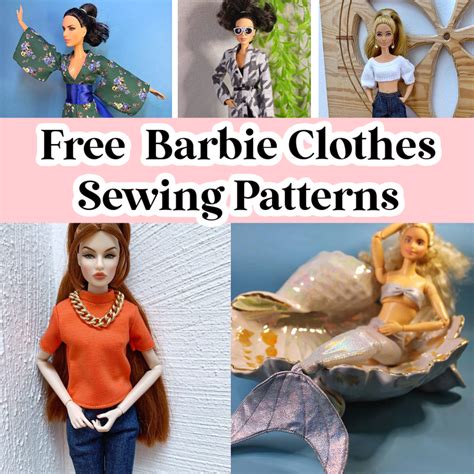 free barbie doll clothes patterns