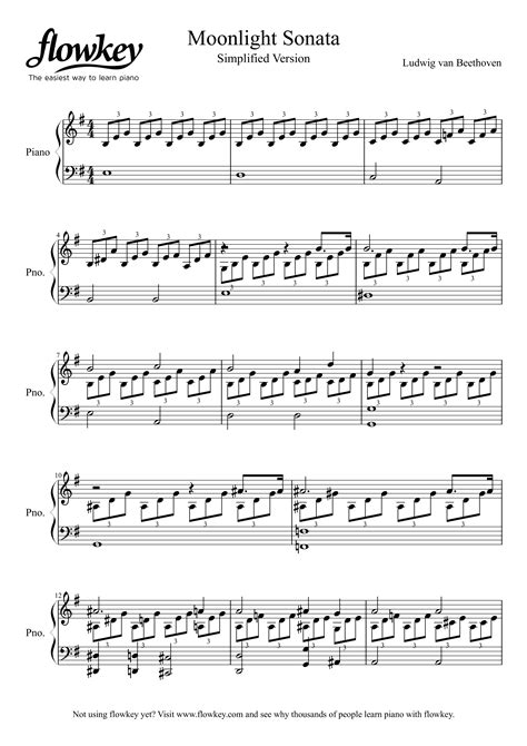 free beethoven sheet music