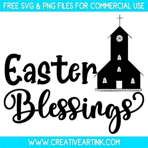 Free Blesses Easter Svg Printable