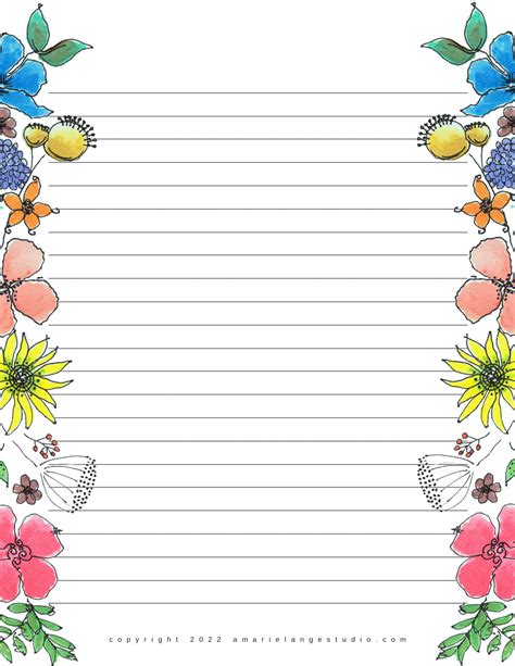 Free Border Stationary Printable