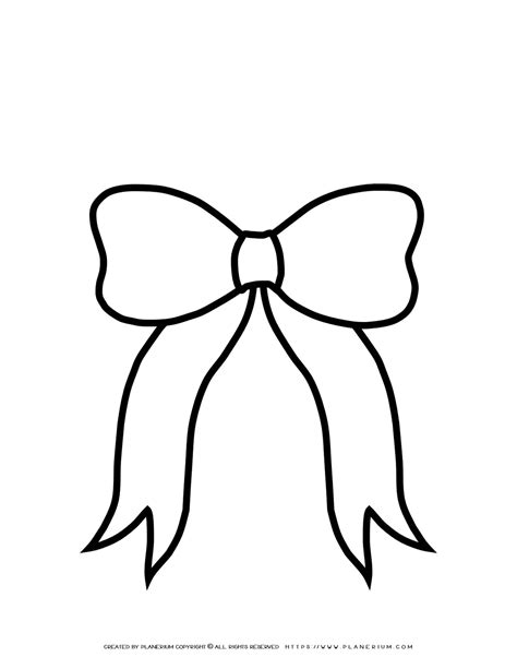 free bow template printable pdf printable template