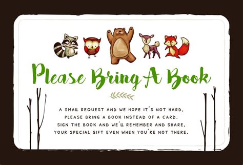 Free Bring A Book Printable