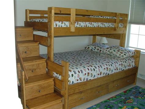 bunk bed with stairs plans free Project Bunk bed Canadian Home