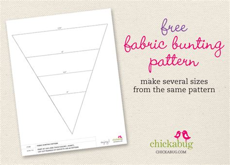Free Bunting Pattern Printable