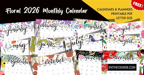 Free Calendar Backgrounds Printable