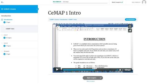 free cemap training