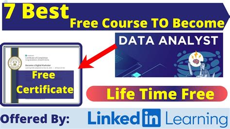 free certification course for data analyst