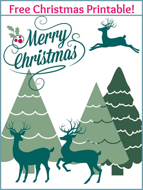 Free Christmas Printable Simple