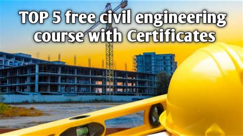 free civil engineering courses with degree