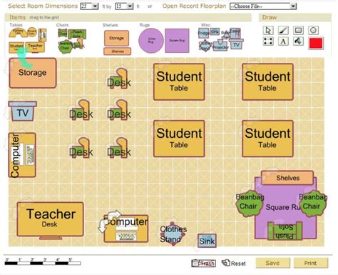 free classroom design websites