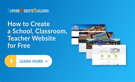 free classroom website builder