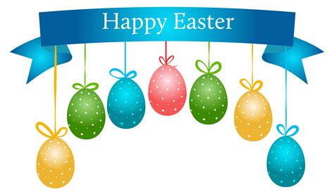 free clip art happy easter banner