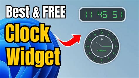 Free Clock App Widget