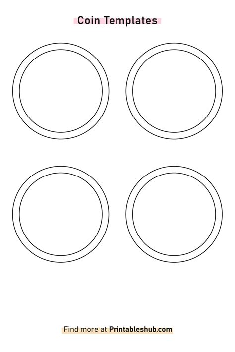 Free Coin Template Printable