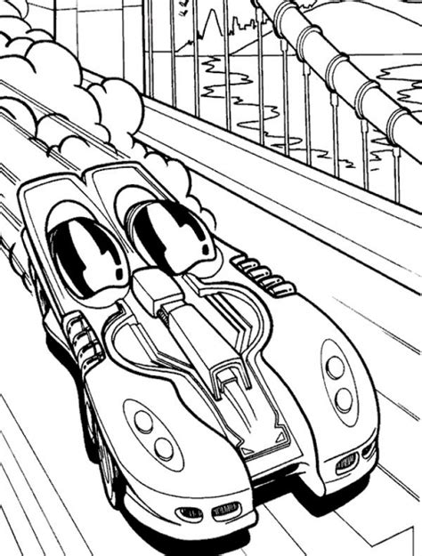Free Coloring Pages Of Race Cars
