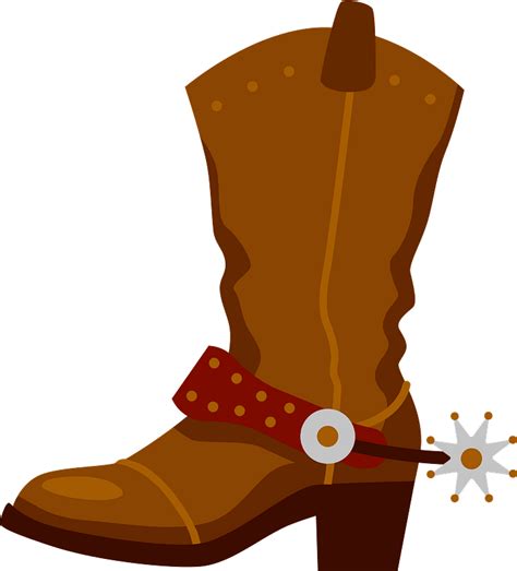 free commercial use cowboy boot clipart