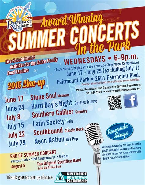 free concerts june 29 near park