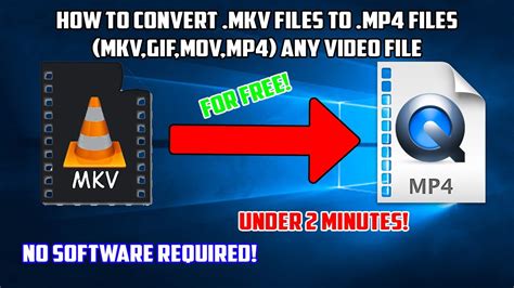 free conversion from mkv to mp4