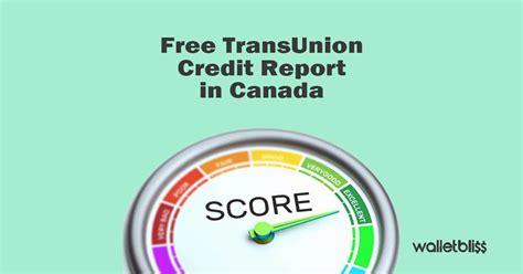 free credit bureau report transunion canada
