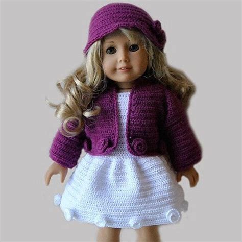 Free Crochet Pattern Doll Jacket