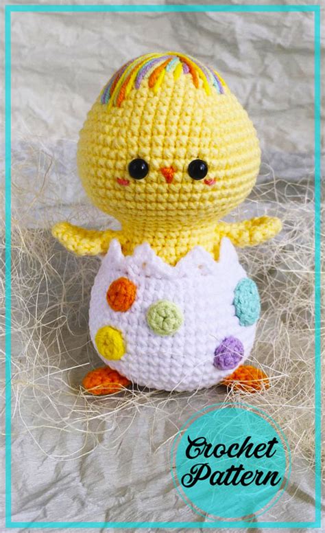 Free Crochet Pattern For Easter Chick