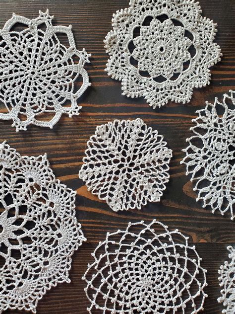 Free Crochet Patterns Mini Doilies