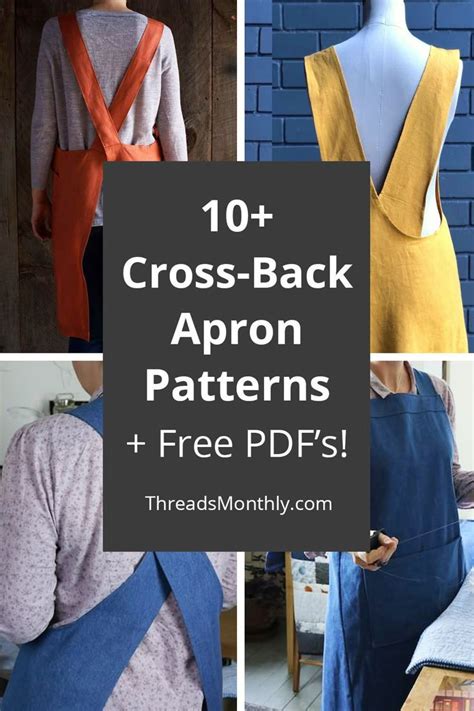 Free Crossover Apron Pattern Printable