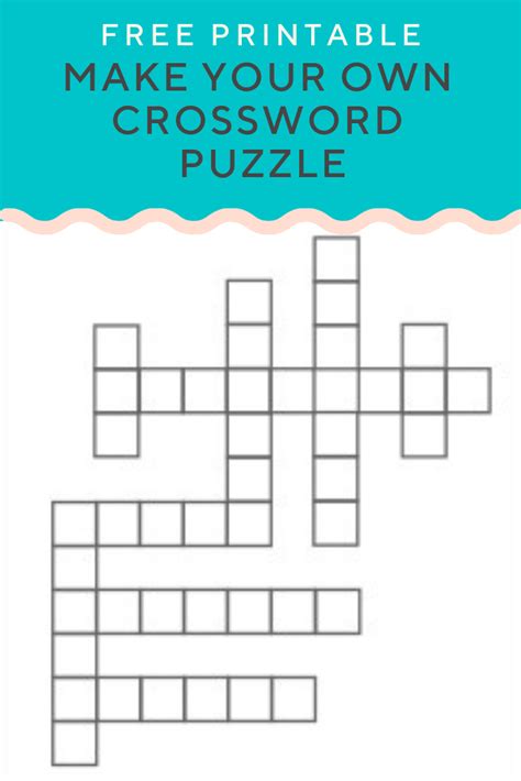 Free Crossword Create Printable