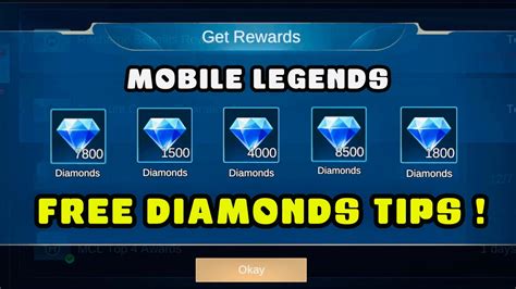 Free diamonds mobile legends