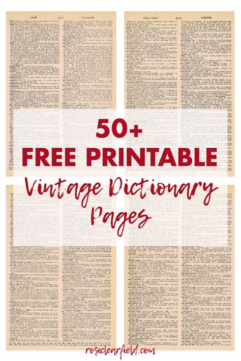 free dictionary book