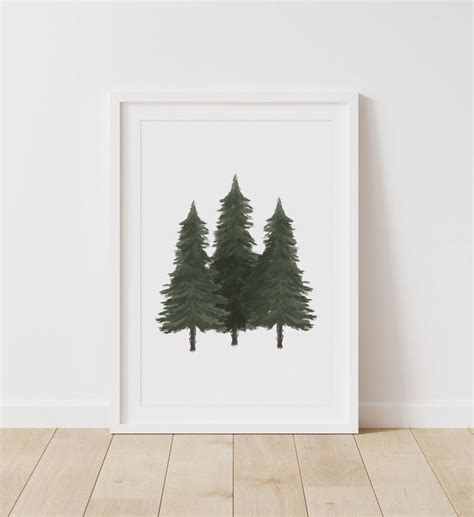 Free Digital Printable Pine Tree Nursery