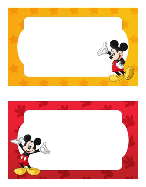 Free Disney Printable Labels