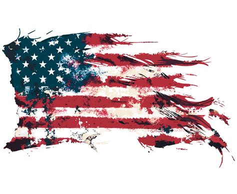 free distressed american flag