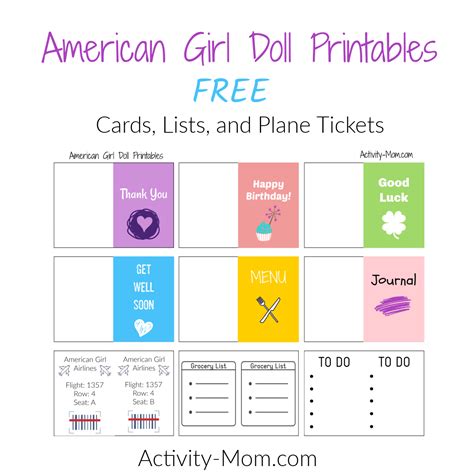 Free Doll Printables
